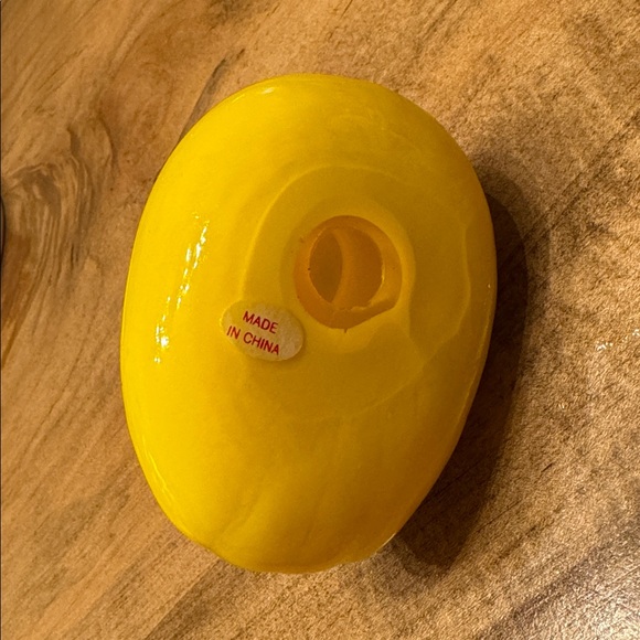 Hand Blown Glass Duck MCM Jeepers Baby Announcement Decorative Yellow Ducky - Picture 6 of 7